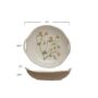 Hand Painted Botanical Bowl – 9.5″ x 2.3″